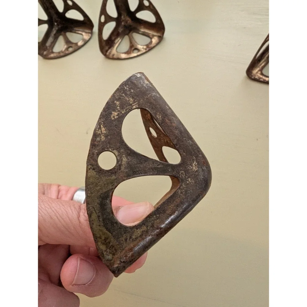 Lot 5 Vintage Metal Corner Reinforcements